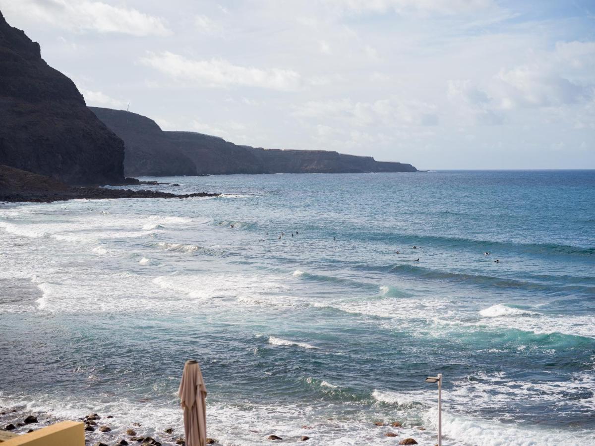 Giraud II - Secluded Beachfront Duplex Santa Maria de Guia de Gran Canaria Eksteriør billede
