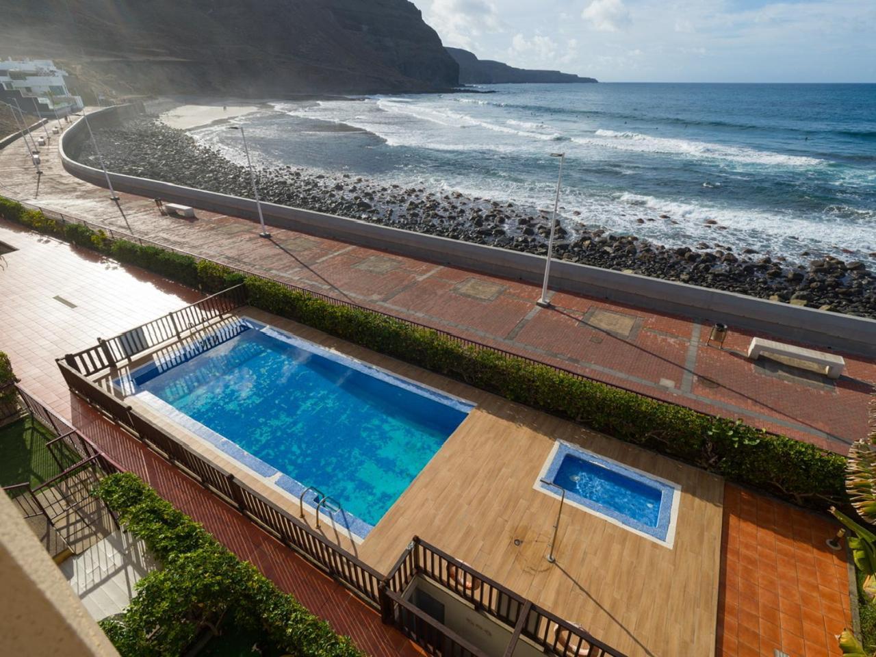 Giraud II - Secluded Beachfront Duplex Santa Maria de Guia de Gran Canaria Eksteriør billede